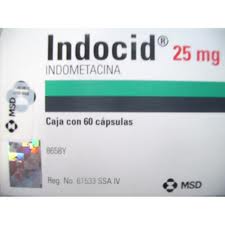 Indocin 25mg 60 Caps, Indomethacin